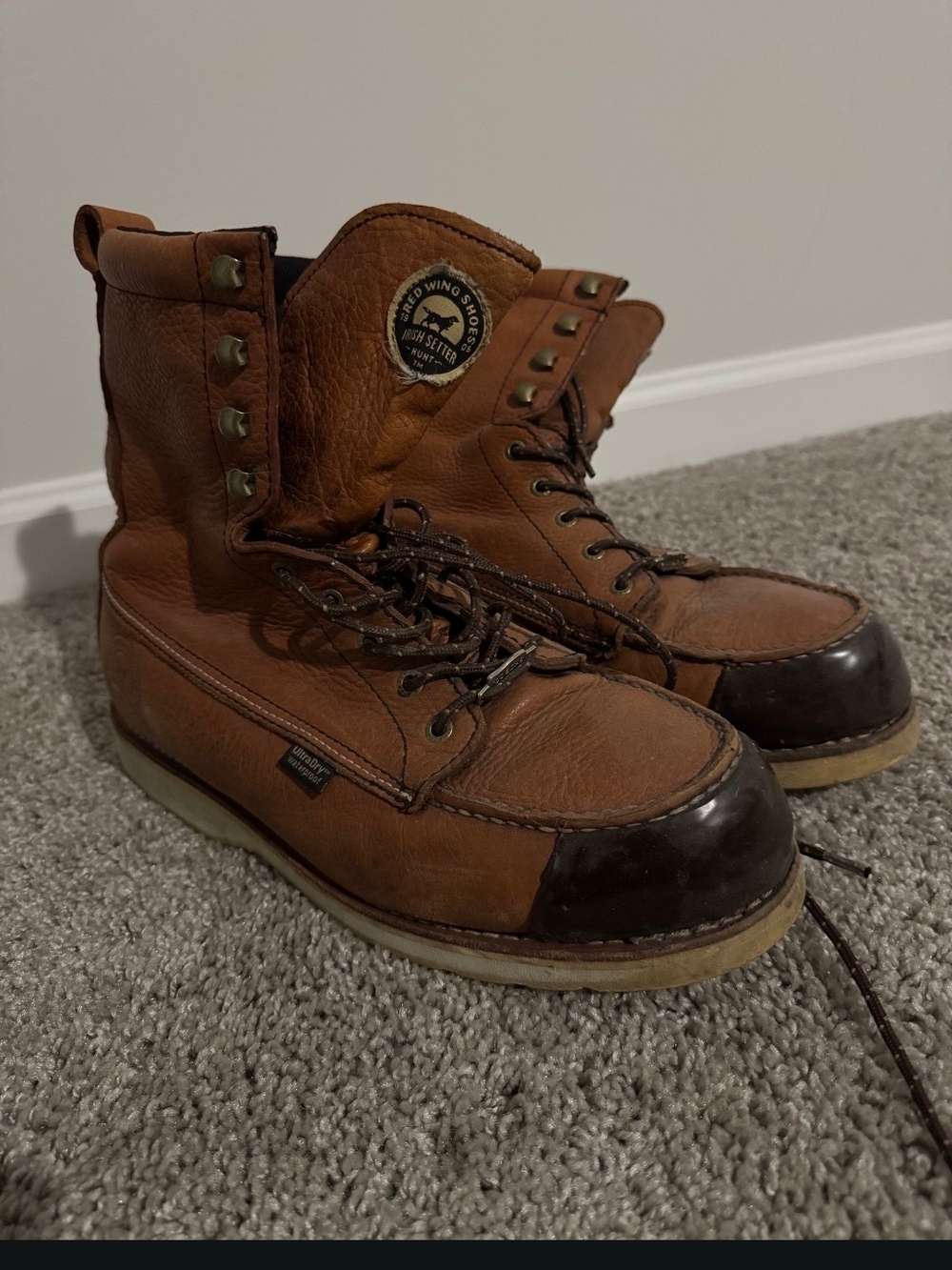 Red Wing Shoes Irish Setter Hunt Men's Black and Brown Boots